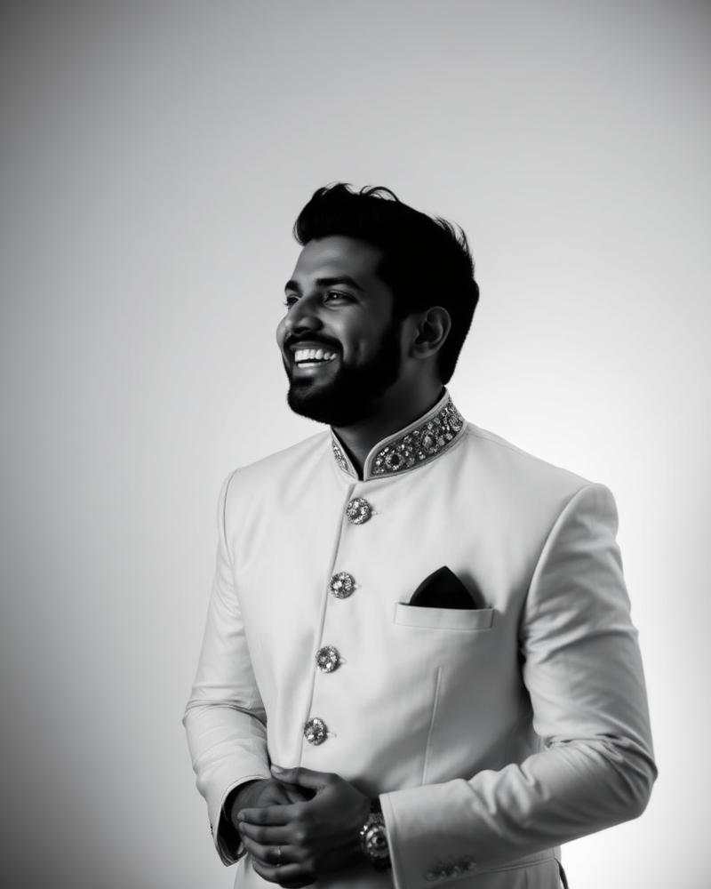 Groom portrait