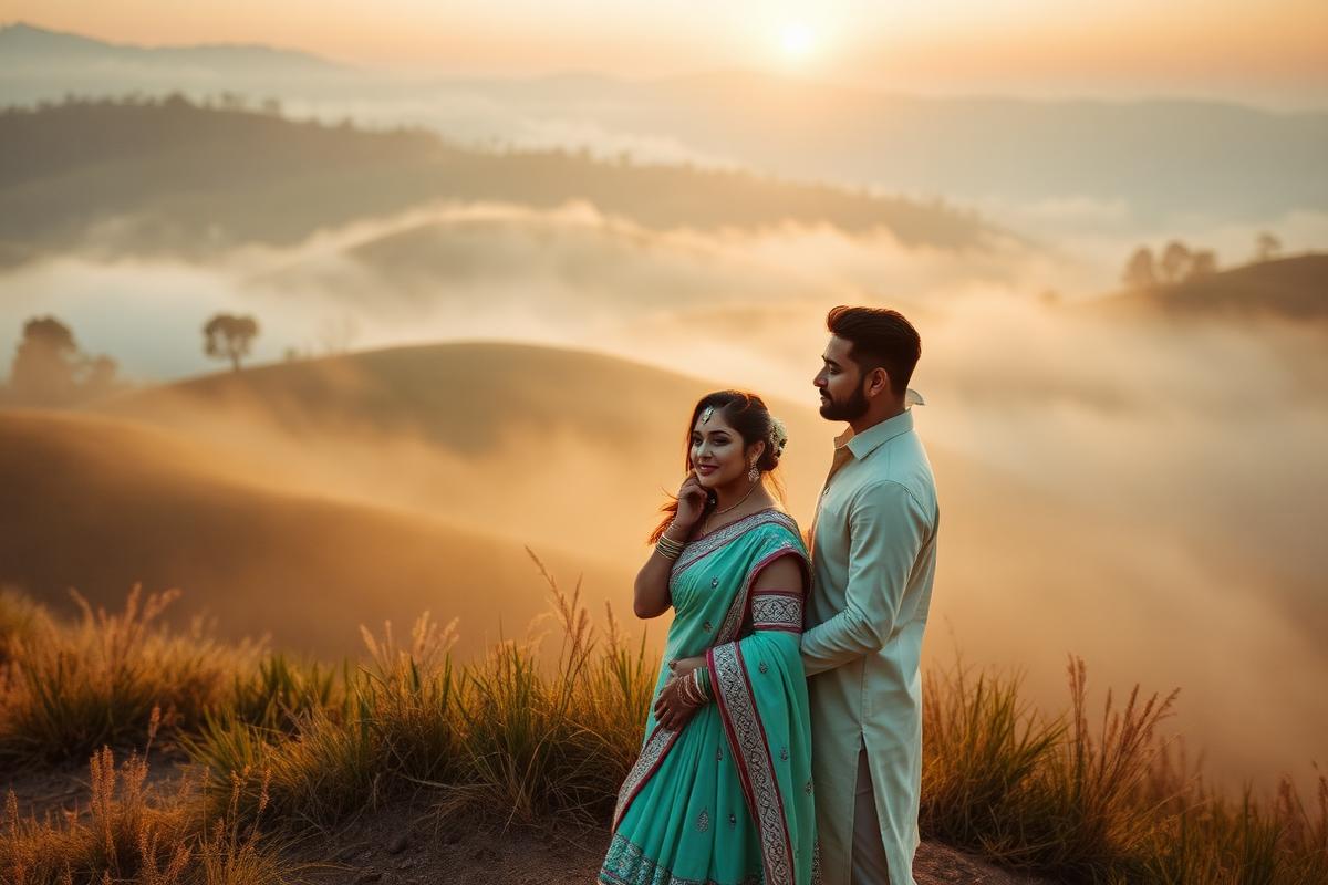 Couple pre-wedding