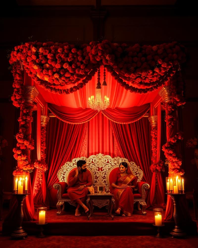 Heritage Indian wedding mandap